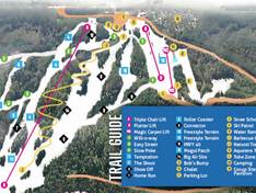 Plan des pistes Nitehawk