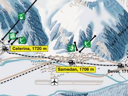 Domaine skiable Survih – Samedan