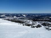Vue sur les pistes au Skihytta Ekspress