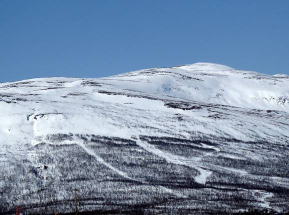 Pentes freeride à Abisko