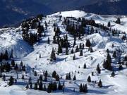 Piste Giorgio Morassi près de la station supérieure du télésiège Giro d'Italia