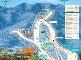 Plan des pistes Koumi Re-Ex Ski Valley