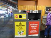 Tri des déchets dans la station de ski Mt. Hutt