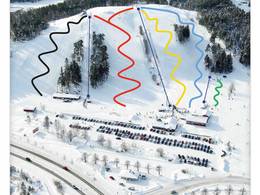 Plan des pistes Hirvensalo