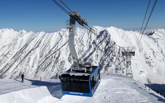 Le plus haut domaine skiable dans les monts Wasatch – domaine skiable Snowbird