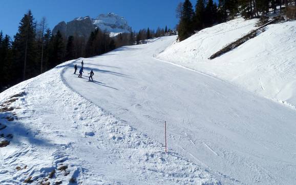 La plus haute gare aval dans la région des Dolomites 3 Zinnen – domaine skiable Padola – Ski Area Comelico
