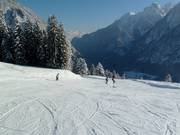 Piste pour débutants station supérieure Dorfbahn