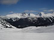 Vue depuis Whistler Mountain vers Blackcomb Mountain