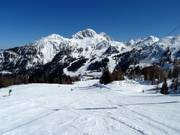Vue sur les pistes du Gartnerkofel