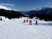 Pistes faciles au téléski d'entraînement Caischavedra