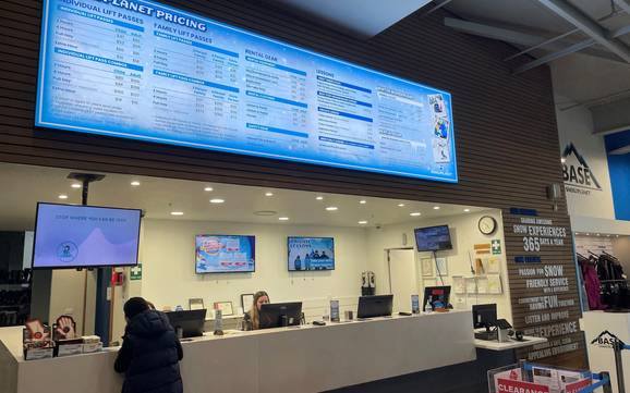 Auckland: indications de directions sur les domaines skiables – Indications de directions Snowplanet – Silverdale