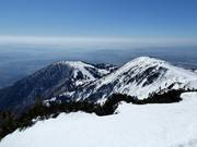 Vue depuis le Zvoh (1971 m) jusqu'au Kržišče (1658 m)