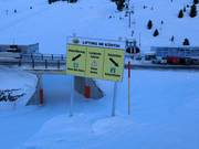 Signalisation sur les pistes