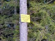 Interdiction de pénétrer dans les zones forestières