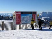 Panneau d'information sur la Steinplatte