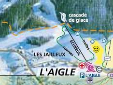 Plan des pistes Parc de loisirs de l'Aigle – Lans en Vercors