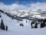 Vue sur le domaine skiable Solitude