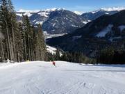 Descente Geols vers la station de la vallée de la Panoramabahn Geols