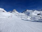 Piste facile au téléski d'entraînement Velill