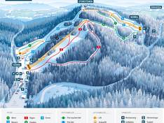 Plan des pistes Storstenshöjden