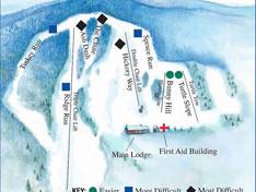 Plan des pistes Maple Ski Ridge