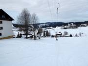 On monte vers la montagne avec le téléski Wilhams.