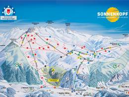 Plan des pistes Sonnenkopf – Klösterle