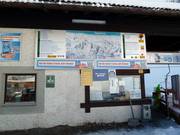 Grand panneau d'information au télésiège Einhornbahn I