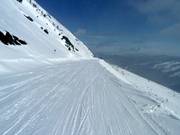 La Skyline Traverse mène aux pistes du North Peak.