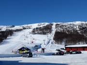 Vue sur le domaine skiable Sysendalen