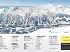 Plan des pistes Tänndalen