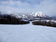 Vue sur le Rusutsu Resort avec West Mt.