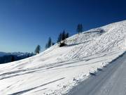 On trouve un peu de poudreuse.