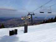 Accès aux pistes Double Diamond