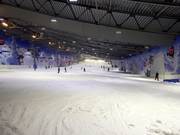 La piste principale depuis le sommet