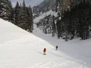 Piste noire au télésiège double Mauritz