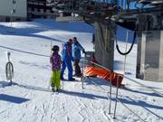 Assistance pour l’embarquement au téléski