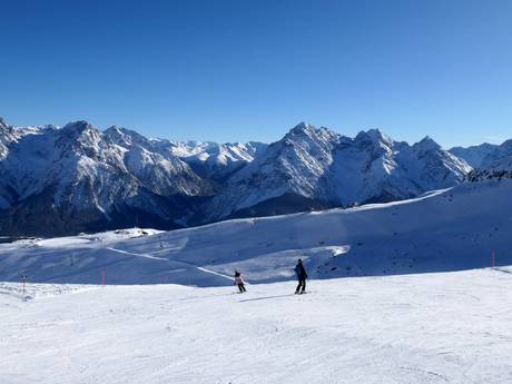 Basse-Engadine: Taille des domaines skiables – Taille Scuol – Motta Naluns