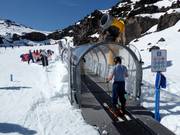 Happy Valley Carpet 1 - Tapis roulant/Moving Carpet recouvert d’une galerie