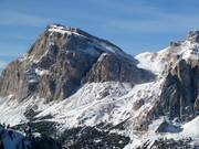Vue sur la piste n°2 du Lagazuoi