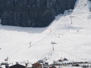La piste Combes à Notre Dame de Bellecombe 1350