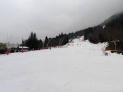 Piste pour débutants au téléski du Grepon