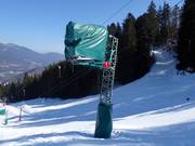 Canon à neige sur la descente Kochelberg