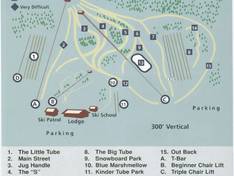 Plan des pistes Blue Marsh