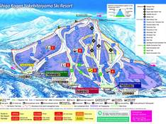 Plan des pistes Yakebitaiyama