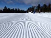 Piste damée dans le domaine skiable Idre Fjäll
