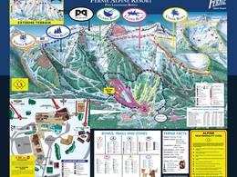 Plan des pistes Fernie