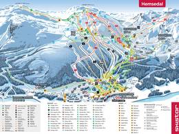 Plan des pistes Hemsedal