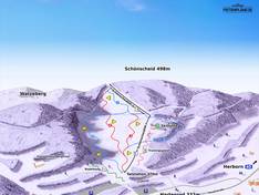 Plan des pistes Hartenrod