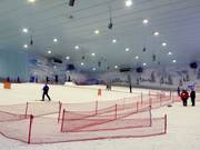 Vue sur la zone débutants avec tapis roulants